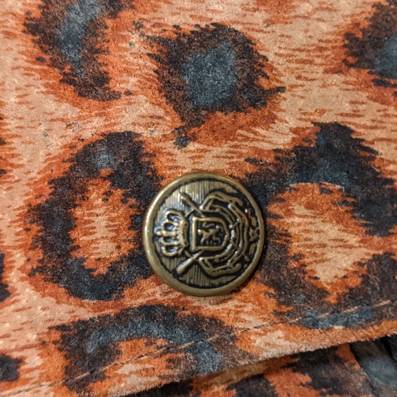 Vintage leather animal print vest - Picture 7 of 7